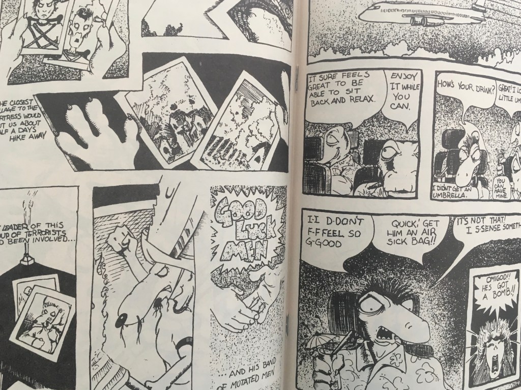 inner page of cold blooded chameleon commandos 1