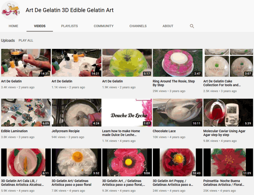 Art De Gelatin Edible Art